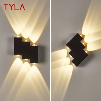 TYLA Современные Простые Настенные Светильники LED IP65 Водонепроницаемые Домашние Креативные Декоративные Для Внутренних и Наружных Балконных Лестниц
