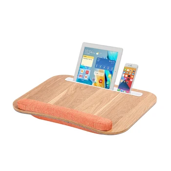 Стол для ноутбука с мягкой основой Mumucc, слот для планшета и мобильного телефона, стол для ноутбука в общежитии, Маленький столик с поролоновой подушкой