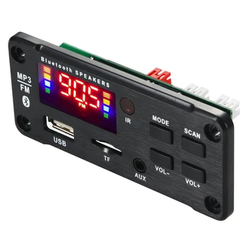Усилитель 25Wx2 12V Плата Mp3-Декодера Аудиомодуль Bluetooth 5.0 Беспроводной Музыкальный Автомобильный Mp3-Плеер с Bluetooth